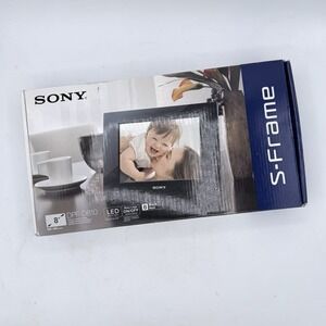 New! Sony S-Frame DPF-D810 LED Backlight 800 X 600 Pixels 8" Photo Display
